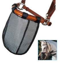 (M) Mesh Horse Nose Mask Breathable Detachable Fly Mask Mosquito Proof Horse Face Cover Equestrian Suppl