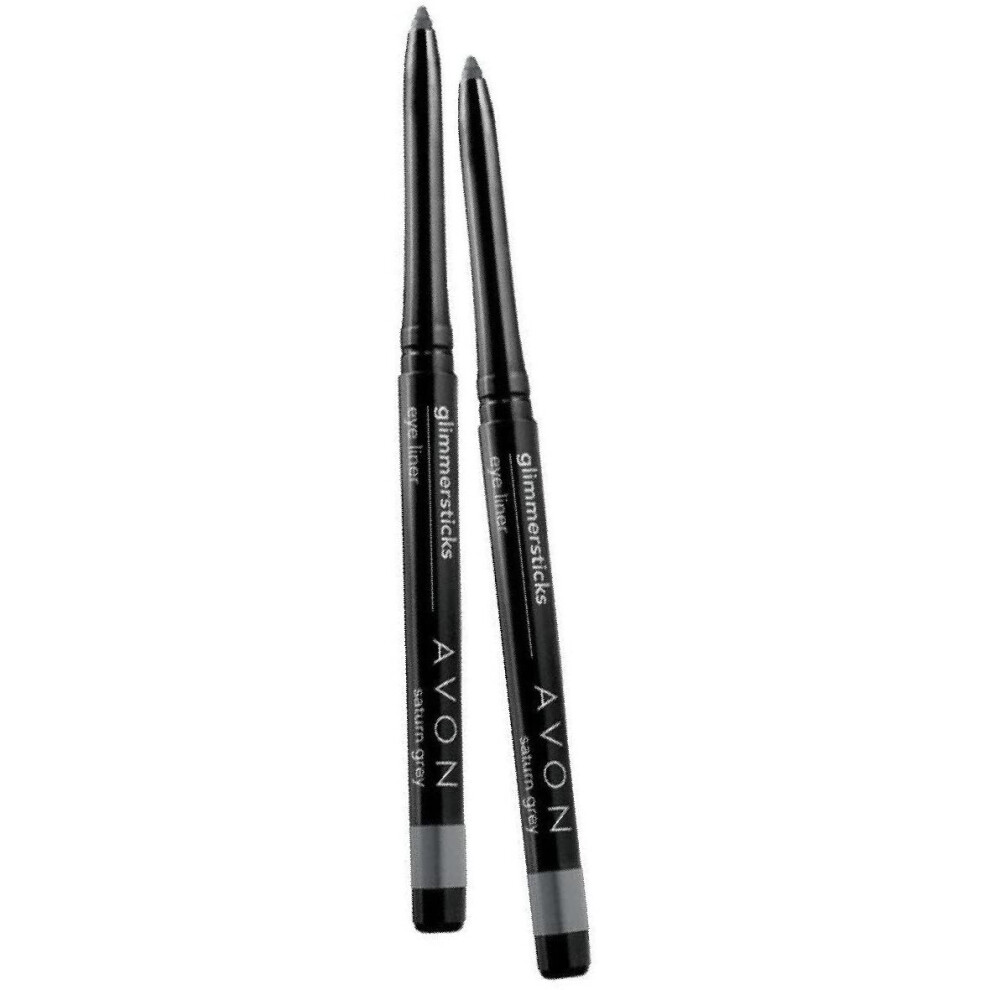 Make It Up Black 2X Avon Glimmerstick Eyeliners In Est