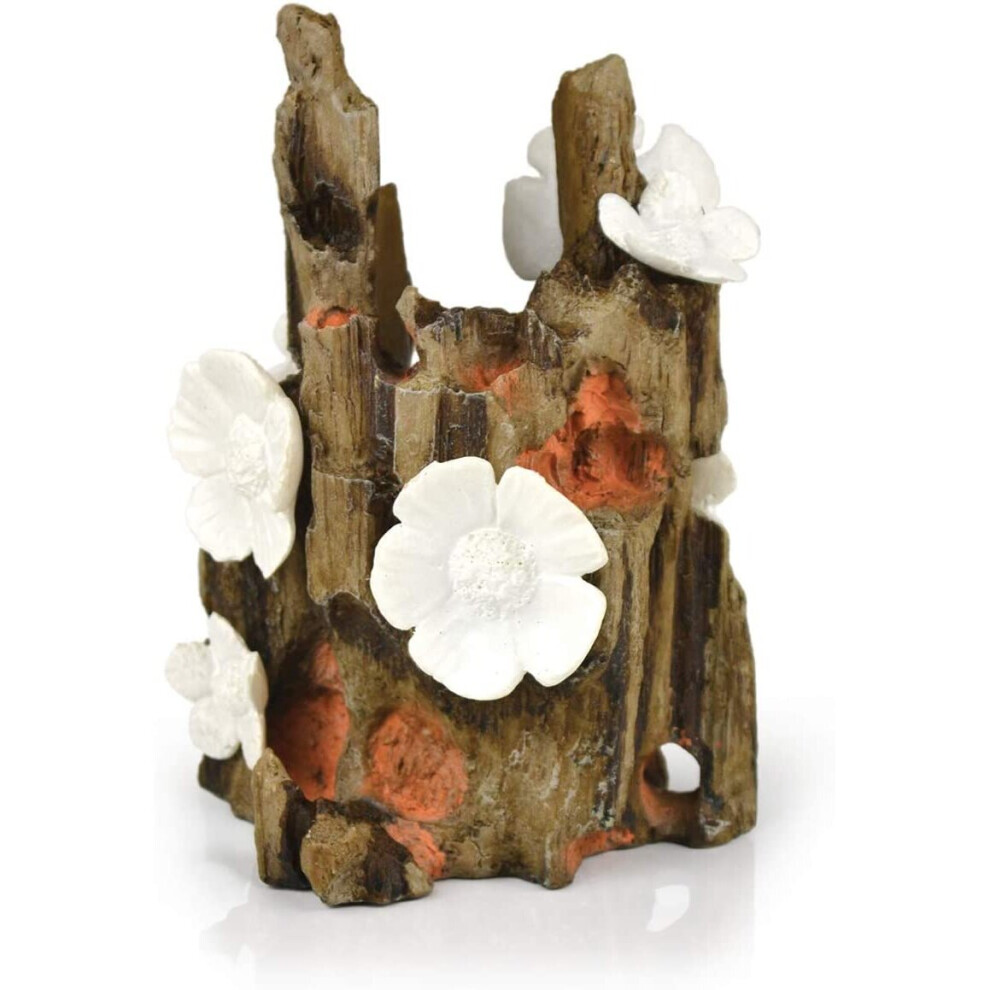 biOrb Samuel Baker Ornament Flowers on Wood, Medium, brown