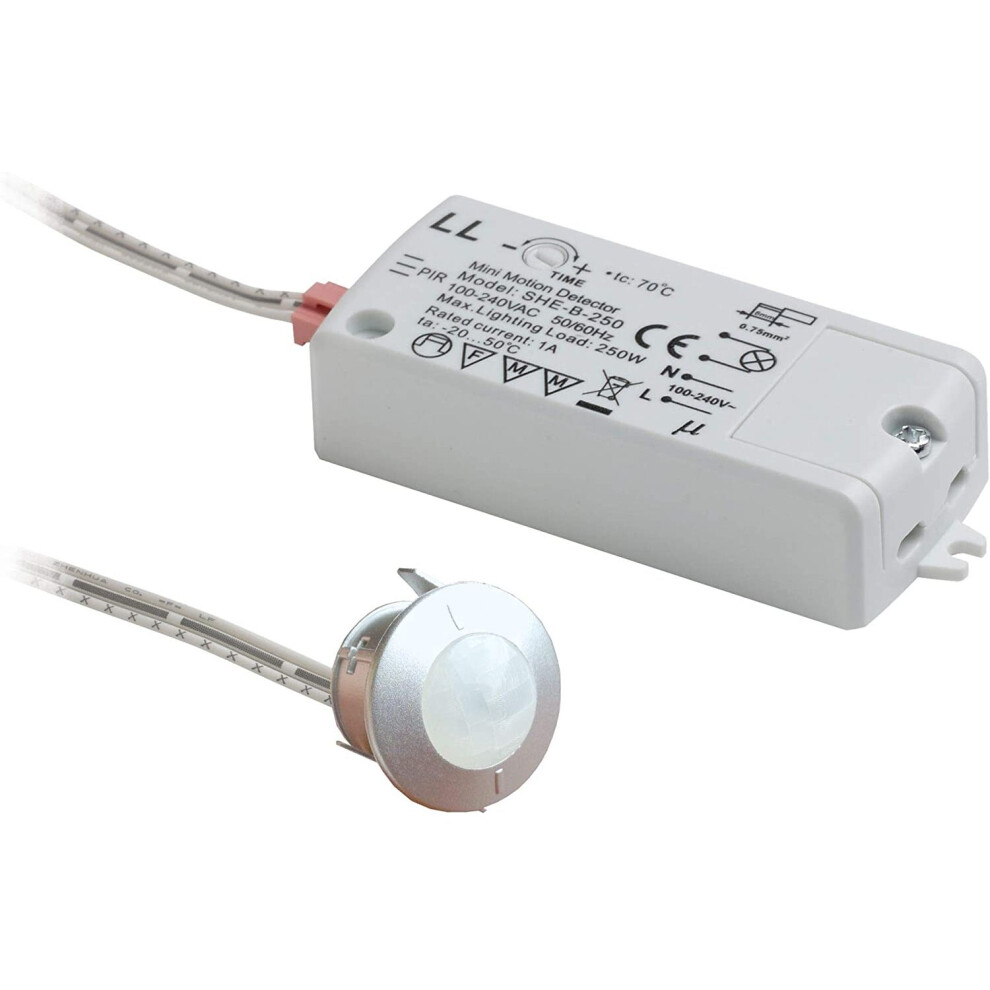 Leyton Lighting Pir Sensor Switch (Sentim, 2.5M Range, Adjustable Time Delay) 5055530802223
