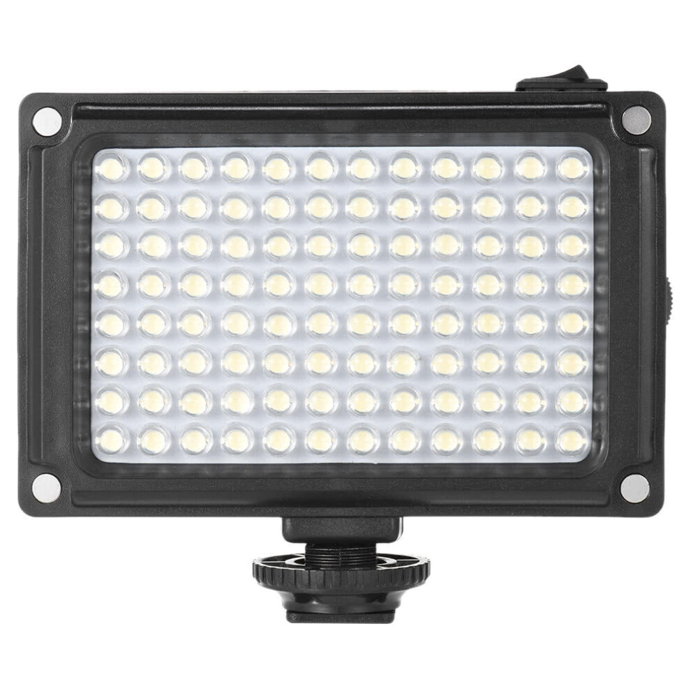 Mini Portable On-camera LED Video Fill-in Light Panel with White Orange Filters for DSLR Camera