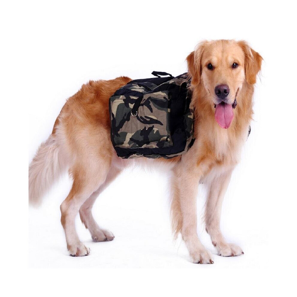 Dog bag carrier Backpack Saddle Camouflage big travel Carriers for Hiking