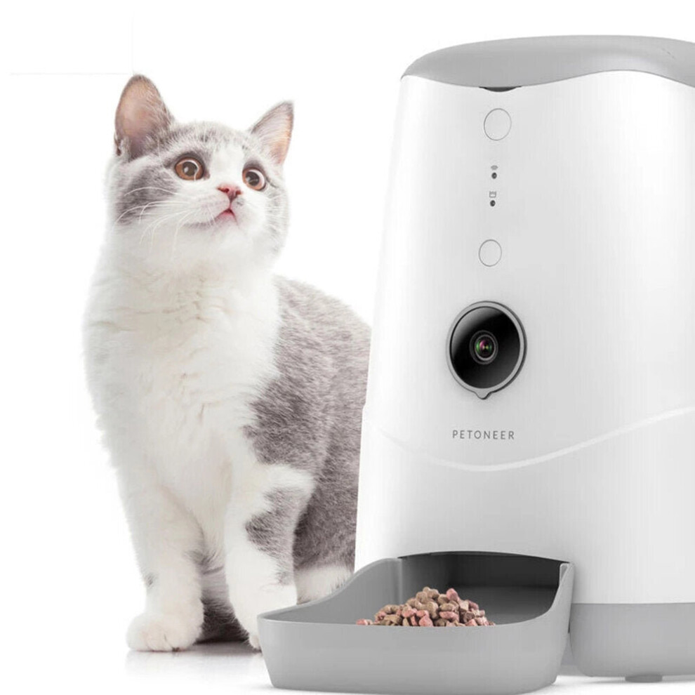 Pets Automatic Feeders with Camera 120 Wide-angle Night Vision APP Control Feeding