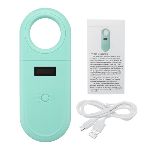 Display Pet Microchip Scanner ID Reader Chip Transponder USB Handheld 2