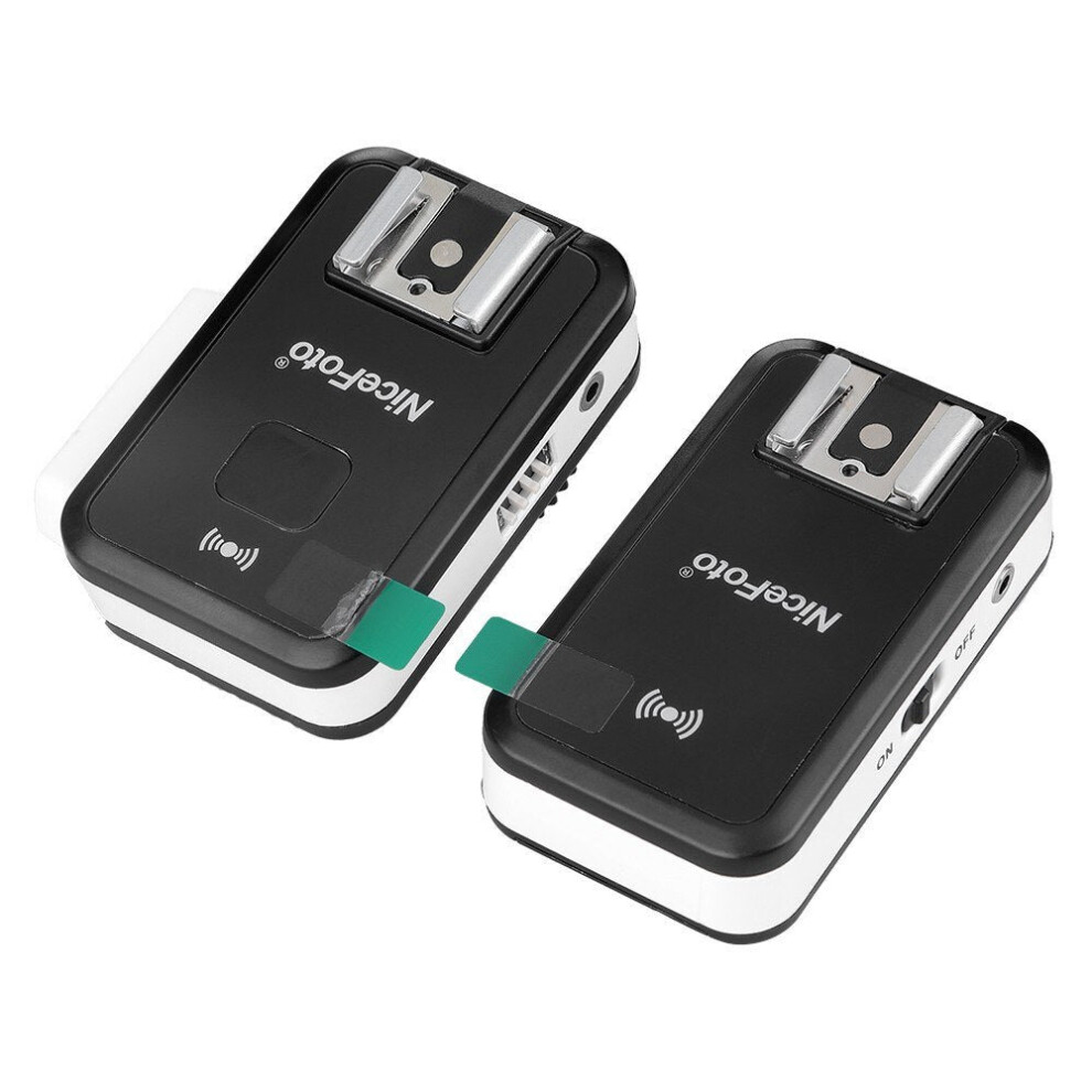 Wireless Transmitter Receiver Flash Trigger With 3.5Mm Adapter Compatible Canon Nikon 3654659084774