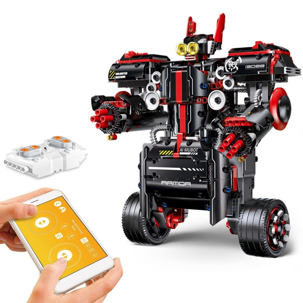 () 791PCS 2.4G Remote Control APP RC Robot Educational Bricks STEM Toys-image-OPC-P8YWHP2-NEW