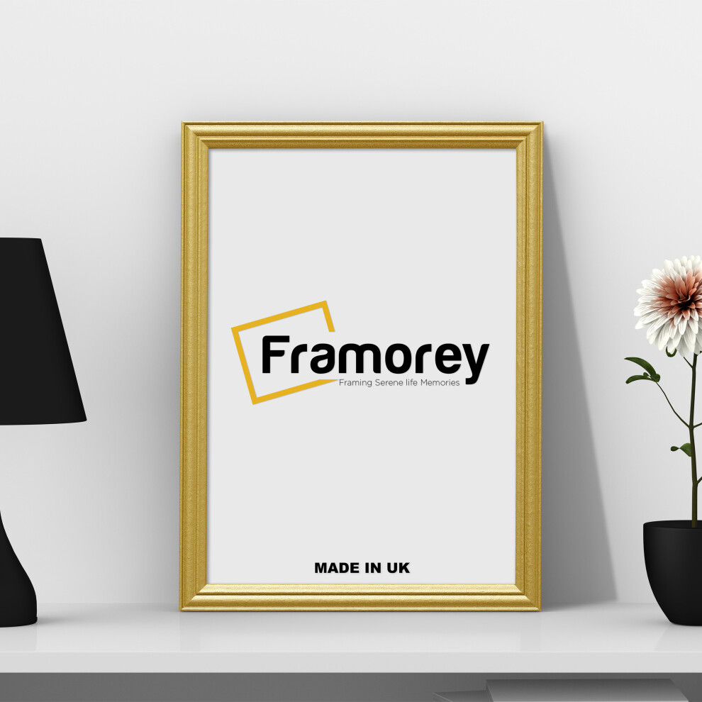 (A5- 210X148MM) Gold Picture Frame / LW Style Wall Art Frame / Modern Photo Frames