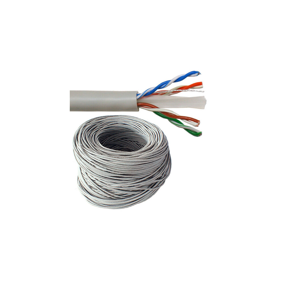 25M Cat5e Ethernet Solid Pure Copper Cable - Utp Gigabit Network Data Wire Rj45 5056581957153