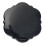 3D Rose Folding Compact Mirror Pocket Handbag Size Travel Make Up Black 3