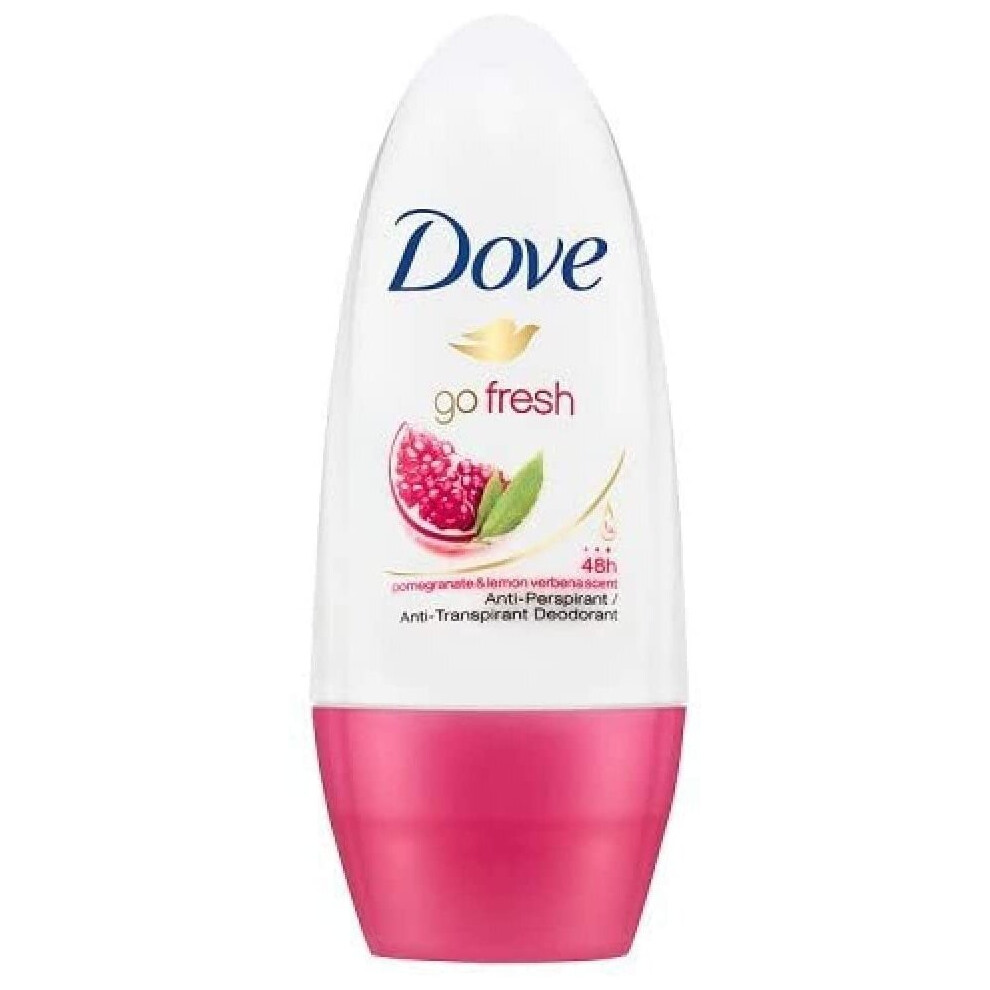 Dove Go Fresh Pomegranate Anti-Perspirant Deodorant Roll-On 50 ml - Pack of 6