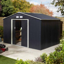 108 Trentvale Metal Apex Shed - Dark Grey