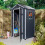 Rowlinson 43 Airevale Plastic Apex Shed - Dark Grey 1