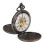 (Black) Mechanical Pocket Watch Peaky Blinders Automatic 4