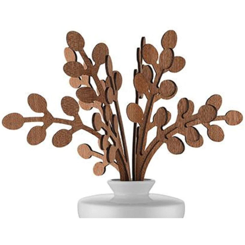 Alessi The Five Season MW64 1 F Design Fragrance Diffuser Leaves, Mahogany Wood, Brrr