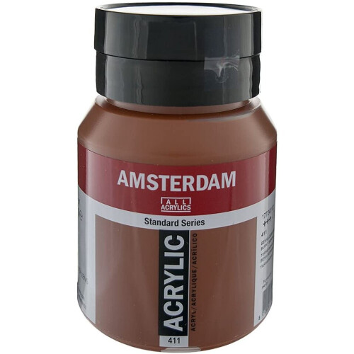 Amsterdam Acrylic Colour 500ml bottle BURNT SIENNA