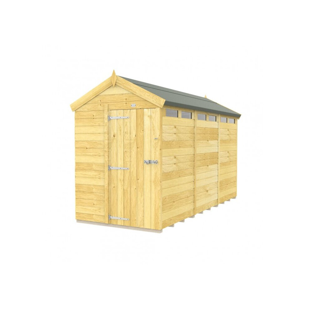 Apex Security Shed 5ft x 12ft Single Door Fast & Free 2-5 Days Nationwide Delivery