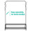 LIVIVO (BLACK ) Freestanding Clothes Rail with Shoe Rack & Hooks 4