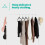 LIVIVO (WHITE) Freestanding Clothes Rail with Shoe Rack & Hooks 10