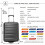 Aerolite Aerolite Hard Shell 2 Wheel Suitcase 2