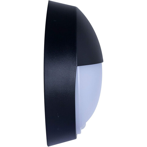 Luceco Luceco EBEE10P40-01 LED Eco Round Eyelid Bulkhead, with PIR Sensor, 10 Watts , Black 1