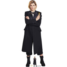 Star Cutouts SC1517 13th Doctor Who Jodie Whittaker Spyfall Suit Lifesize Cardboard Cutout/Display/Decoration Height 167cm Width 59cm, Multicolour