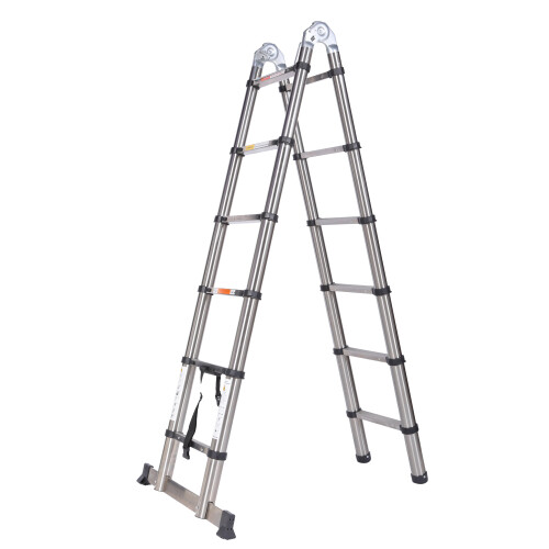 3.8M Multi-Purpose Telescopic Ladder EN131 Standarded 1