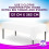 SOL 3pk White Plastic Table Cover Tablecloth Wipe Clean Party Events 4
