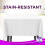 SOL 3pk White Plastic Table Cover Tablecloth Wipe Clean Party Events 5