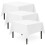 SOL 3pk White Plastic Table Cover Tablecloth Wipe Clean Party Events 10
