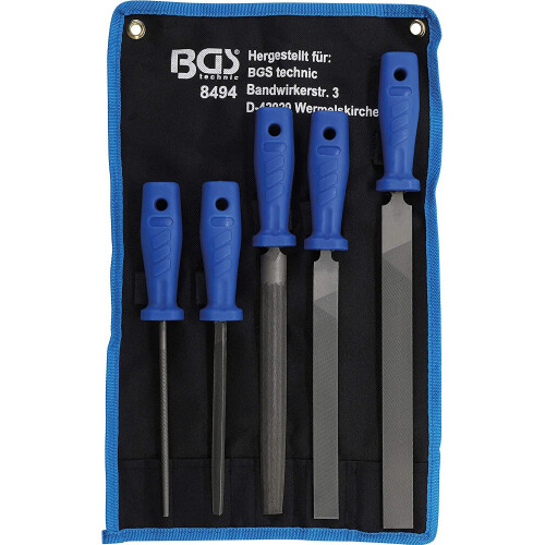 BGS 8494 | Machinist's File Set | 5 pcs.