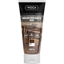 WOCA Maintenance Gel refreshing and regenerates all wood surfaces suitable for repairing of wear marks from animals, chairs and toys or high traffic