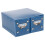 URBN Living Collapsible Storage Drawers Boxes With Lids Containers Label Inserts 1