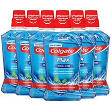 Colgate Plax Cool Mint Mouthwash with CPC 500 ml, Pack of 6