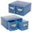 URBN Living Collapsible Storage Drawers Boxes With Lids Containers Label Inserts 5