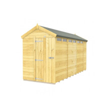 Apex Security Shed 5ft x 14ft Single Door Fast & Free 2-5 Days Nationwide Delivery