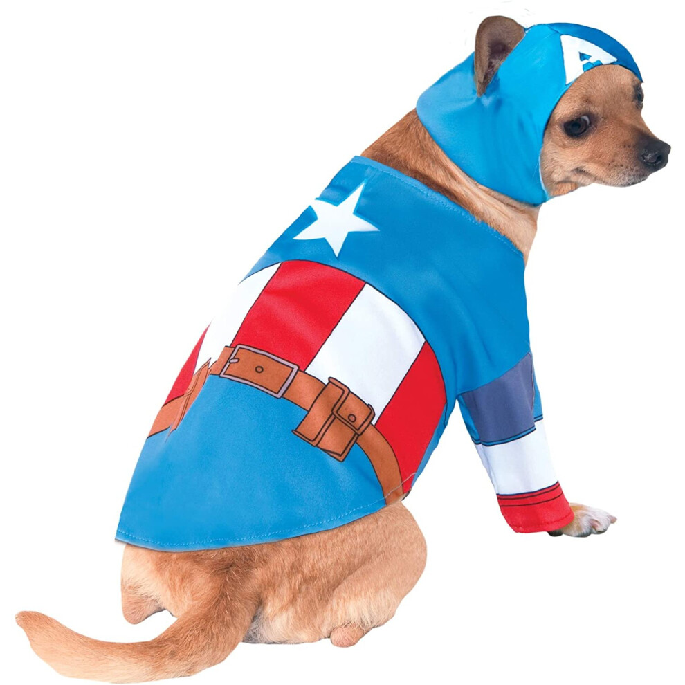 Rubies Rubie's Official Captain America Pet Dog Costume