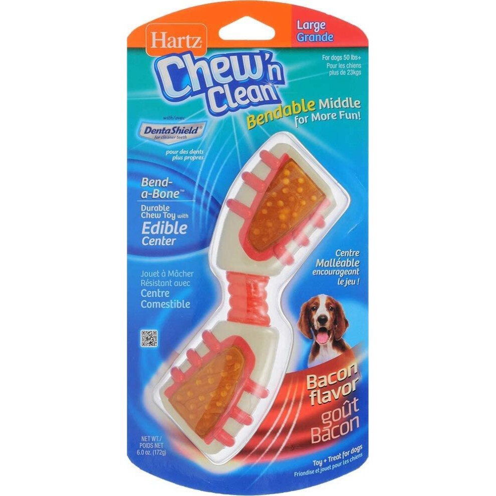 Hartz Chew'n Clean Bendable Middle Bacon Flavour Dog Dentail Shield
