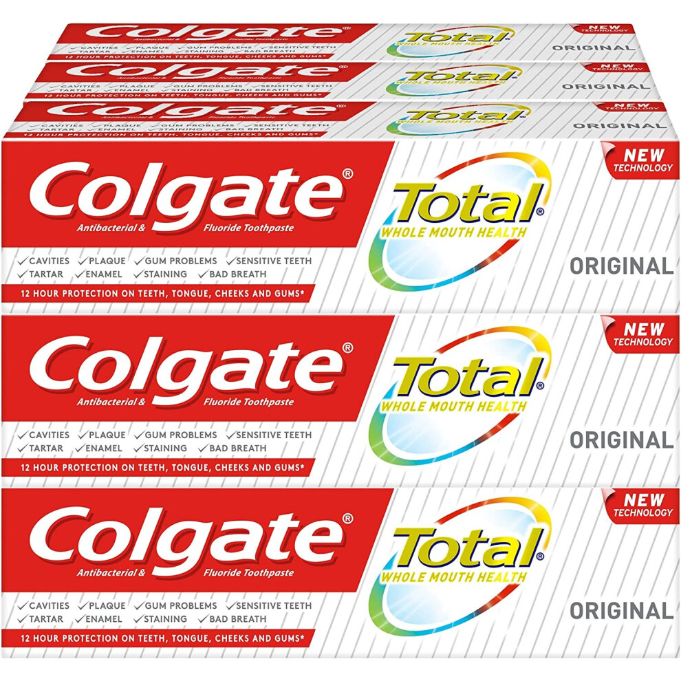 Colgate Total Original Toothpaste 125 ml (Pack of 12)