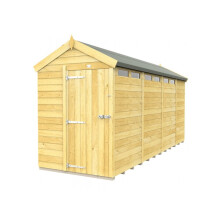 Apex Security Shed Single Door 5ft x 15ft Fast & Free 2-5 Days Nationwide Delivery