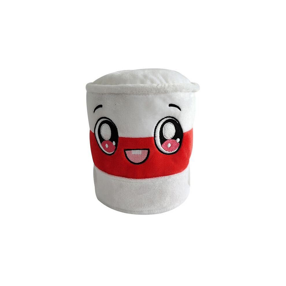 (16.5cm Bucket) Lankybox Plush Toys Milky Shark Tree Barrel Stuffed Kid Plushie Doll