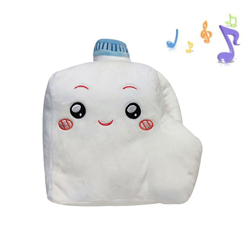 (24cm Milky) Lankybox Plush Toys Milky Shark Tree Barrel Stuffed Kid Plushie Doll