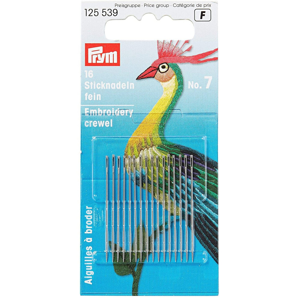 Prym No. 7 Embroidery Needles