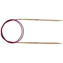 KnitPro KP35333 80 cm x 6.5 mm Basix Fixed Circular Needles, Birch