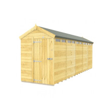Apex Security Shed Single Door 5ft x 20ft Fast & Free 2-5 Days Nationwide Delivery