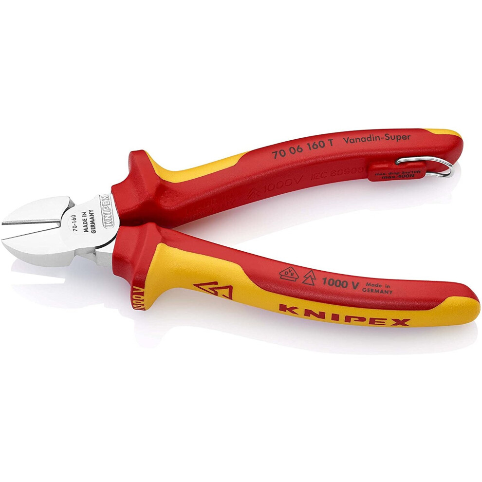 KNIPEX Diagonal Cutter 1000V-insulated (160 mm) 70 06 160 T