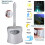 (2pcs) LED Toilet  8 Color Changing Night Light  Motion Activated Sensor Home 4