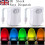 (2pcs) LED Toilet  8 Color Changing Night Light  Motion Activated Sensor Home 1