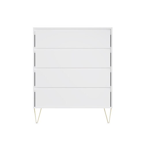 Timber Art Design UK Monaco White 4 Drawer Chest 2
