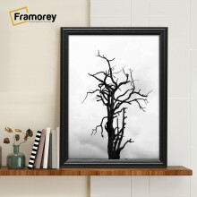 (24x20 Inch) Black Picture Frame / LW Style Wall Art Frame / Modern Photo Frames