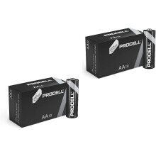 Duracell AA Industrial Battery Alkaline (2 x 10 Packs)